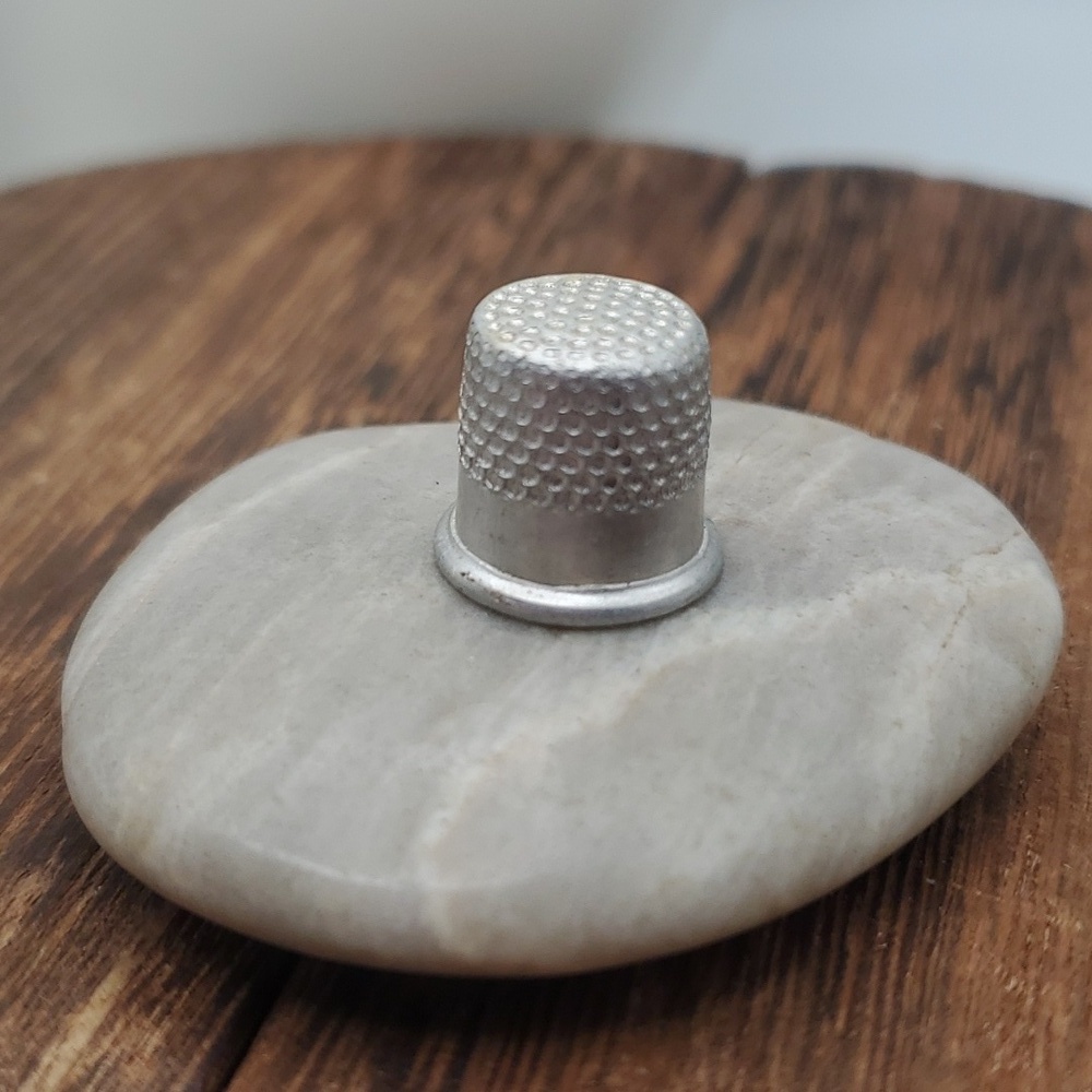 Cute thimble knitting accessory sewing craft